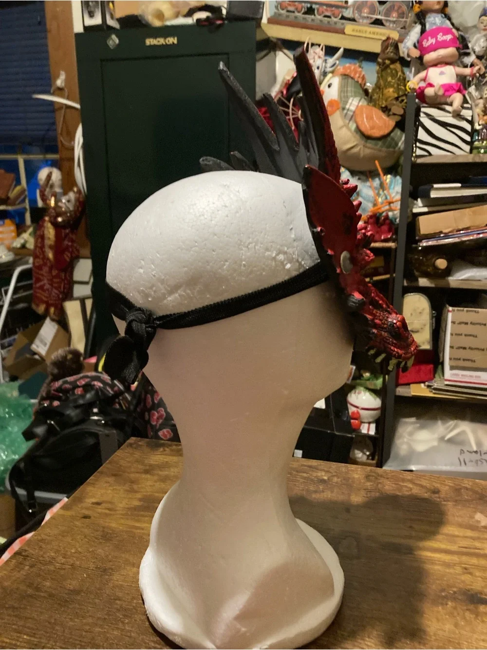 PU Foam 3D dragon mask